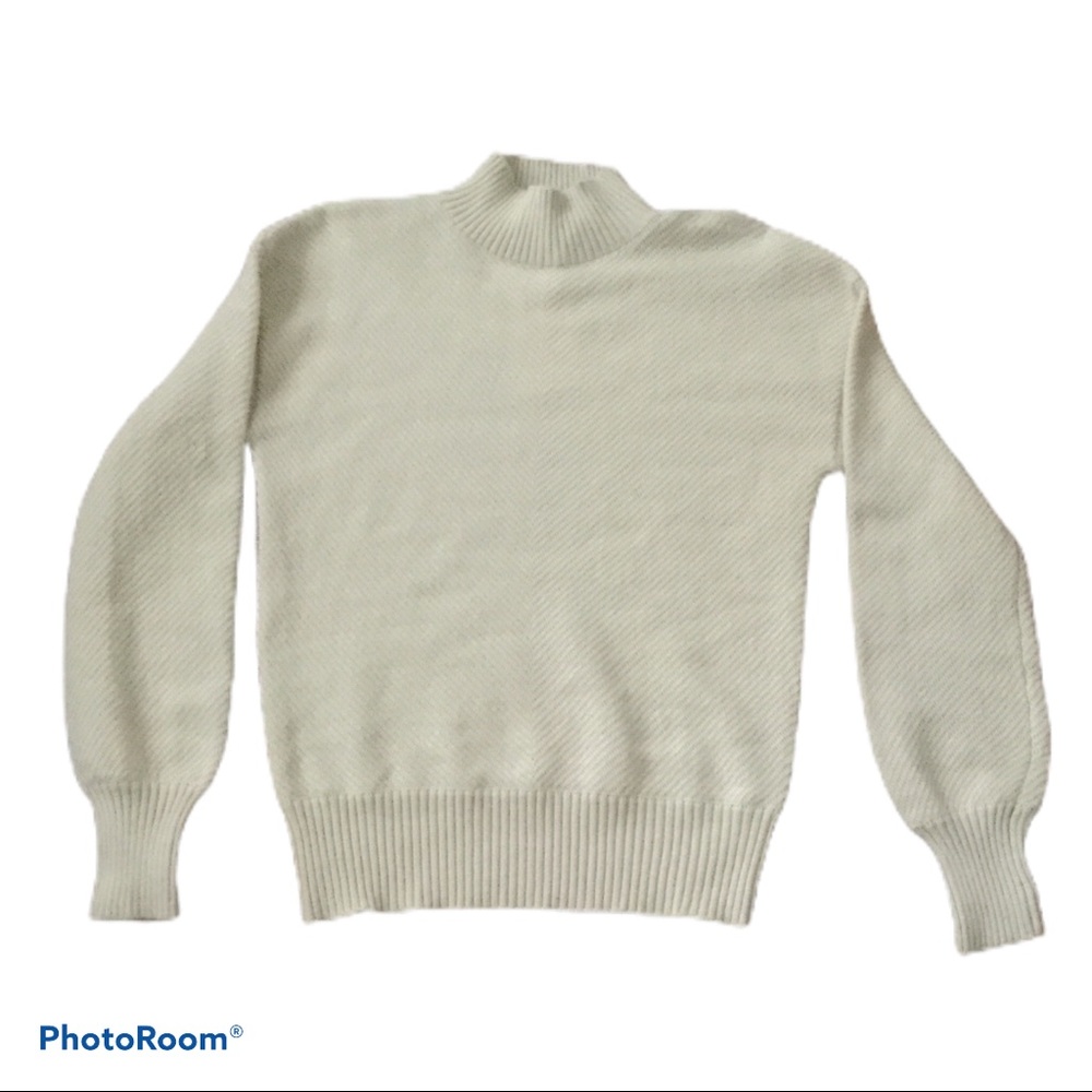 Magaschoni Wool Blend Mock Neck Sweater - Picture 2 of 4